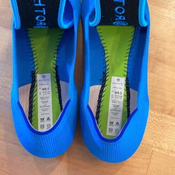 Rothy's  The Point Blue Size 8.5 (no packaging included) - Picture 3 of 8
